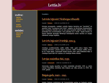 Tablet Screenshot of lettia.lv